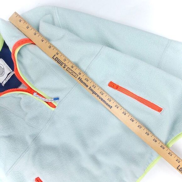 URBAN OUTFITTERS Vintage 90s Fleece Neon 1/2 Zip Sweater Jacket Small Gorpcore - Picture 4 of 9